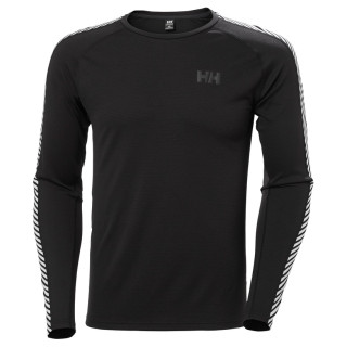 Pánske funkčné tričko Helly Hansen Lifa Active Stripe Crew čierna Black