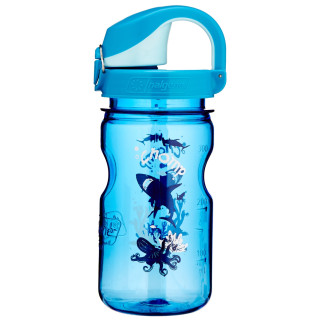 Detská fľaša Nalgene OTF Kids 12oz 350 ml svetlomodrá Chomp