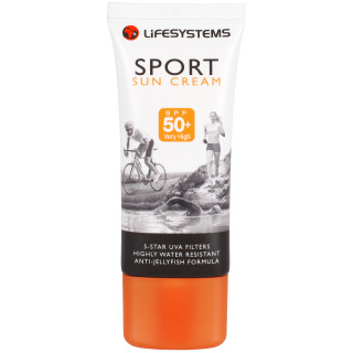 Opaľovací krém Lifesystems Sport SPF50+ Sun Cream - 50ml biela