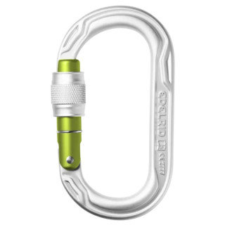 Karabína Edelrid Oval Power 2500 Screw strieborná