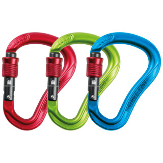 Sada karabín Ocún Eagle Hms Screw 3-Pack mix1 Red, Blue, Green