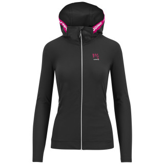 Dámska bunda Karpos Easyfrizz W Full-Zip Hoodie čierna Black/Innuendo