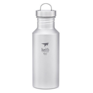 Fľaša Keith Titanium Titanium Sport Bottle 550 ml sivá