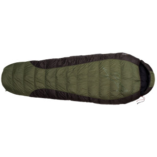 Páperový spacák Warmpeace Viking 600 180 cm zelená/sivá Olive/Gray/Black