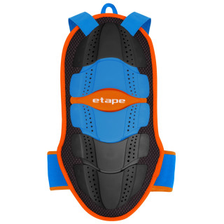 Detský chránič chrbtice Etape Junior Fit čierna/oranžová Black/Blue