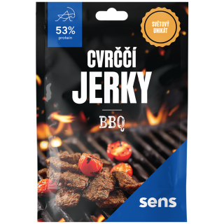 Jedlé cvrčky Sens Cvrččí Jerky - BBQ