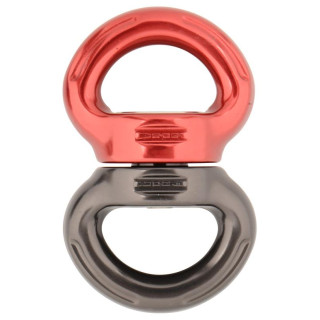 Obratlík DMM Axis Swivel Large sivá/červená Titanium/Red