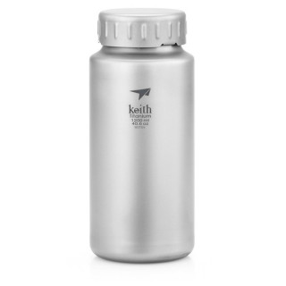 Fľaša Keith Titanium Titanium Sport Bottle 1,2 l sivá