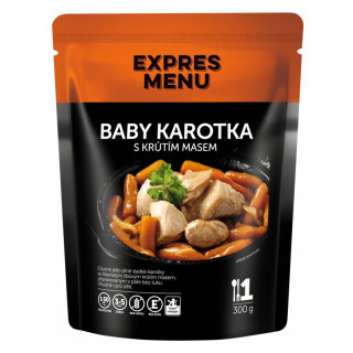 Expres menu Morčacie mäso s baby karotkou 300