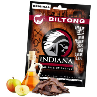 Sušené mäso Indiana Jerky Biltong Original 25g