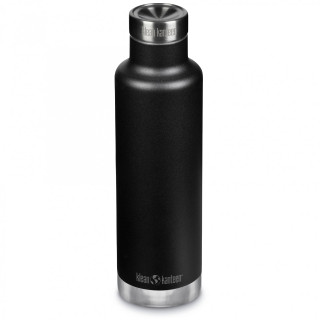 Nerezová termofľaša Klean Kanteen Insulated Classic Narrow 25oz (w/Pour Through Cap) čierna