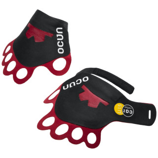 Rukavice Ocún Crack Gloves Lite čierna/červená Red