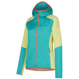 Dámska funkčná mikina La Sportiva Existence Hoody W modrá/zelená Lagoon/Green Banana