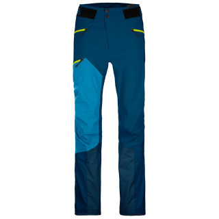 Pánske nohavice Ortovox Westalpen 3L Pants modrá Petrol Blue