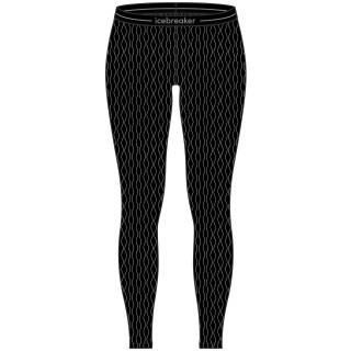 Dámske funkčné spodky Icebreaker W Mer 260 Vertex Leggings On-Piste čierna/biela Black/Snow/J