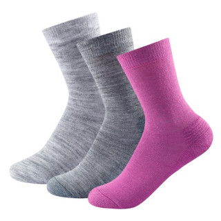 Dámske ponožky Devold Daily medium sock 3PK mix1 AnemoneMix