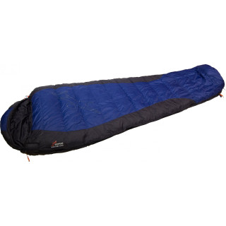 Páperový spacák Warmpeace Viking 600 170 cm wide modrá ShadowBlue/Gray/Black