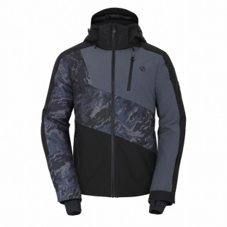 Pánska bunda Dare 2b Baseplate II Jacket čierna/sivá Blk/EbGyMnPt