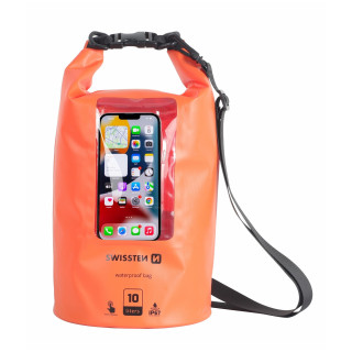 Vodotesné puzdro Swissten WATERPROOF ORANŽOVÉ (10L) oranžová