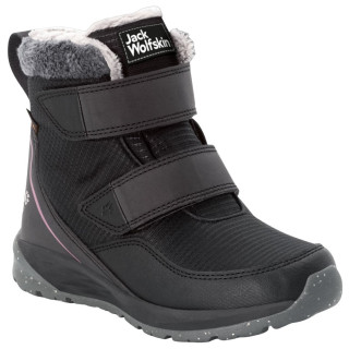 Detské topánky Jack Wolfskin Polar Wolf Texapore Mid Vc K čierna/ružová