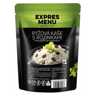 Hotové jedlo Expres menu Ryžová kaša s hrozienkami