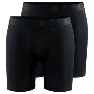 Pánske boxerky Craft Core Dry 6" 2-pack čierna Black