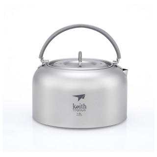 Kanvica Keith Titanium Titanium Kettle 1 L sivá