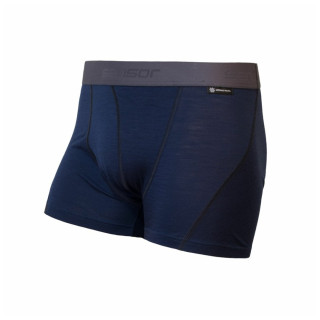 Pánske trenky Sensor Merino Active Deep Blue modrá Deep Blue