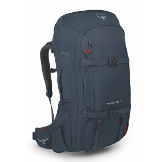 Turistický batoh Osprey Farpoint Trek 55 modrá muted space blue