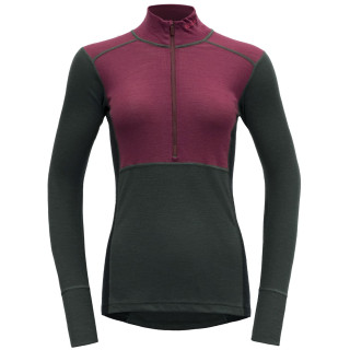 Dámske funkčné tričko Devold Lauparen Merino 190 Zip Neck Wmn