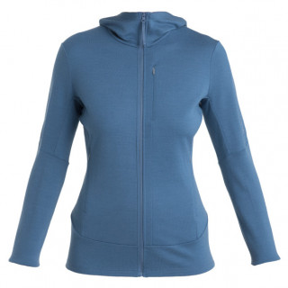 Dámska funkčná mikina Icebreaker Women Merino 260 Quantum IV LS Zip Hoodie modrá