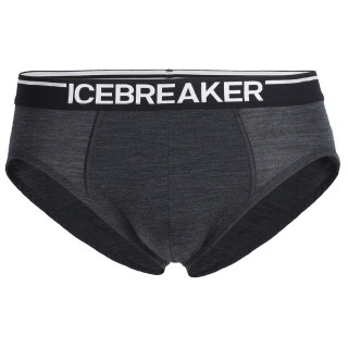 Pánske slipy Icebreaker Mens Anatomica Briefs čierna/biela JetHthr/Black