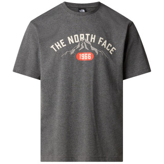 Pánske tričko The North Face M S/S Tee Varsity Graphic sivá TNF MEDIUM GREY HEATHER