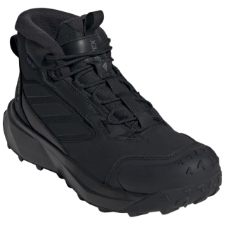 Trekové topánky Adidas Terrex Winter Boot Mid Leather čierna CBLACK/CBLACK/GREFOU