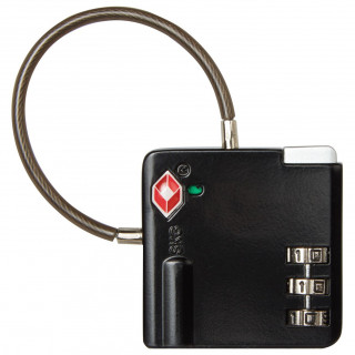 Zámok Craghoppers TSA Padlock Combo/Cable čierna