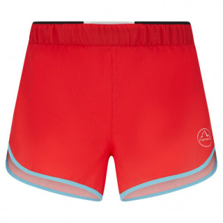 Dámske kraťasy La Sportiva Timing Short W červená Hibiscus/Malibu Blue