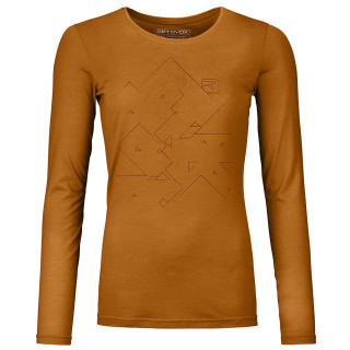 Dámske tričko Ortovox 185 Merino Tangram Ls W