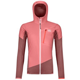 Dámska bunda Ortovox Ladiz Hybrid Jacket W ružová/fialová mountain rose