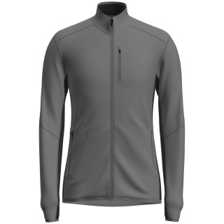 Pánska mikina Icebreaker M Descender LS Zip sivá/čierna Jet Heather/Black