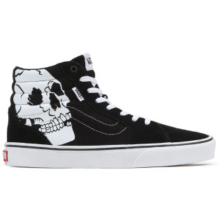 Pánske topánky Vans MN Filmore Hi biela/čierna SUEDE SKULLS BLACK/WHITE