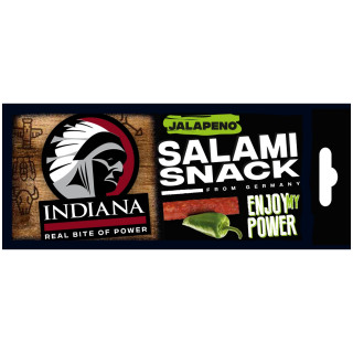 Sušená saláma Indiana Jerky Salami Jalapeno 18g