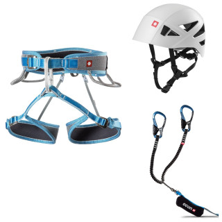 Ferratový set Ocún Via Ferrata Twist Tech Eco Captur Pro Swivel Shard Set modrá/sivá