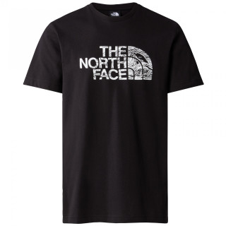 Pánske tričko The North Face M S/S Woodcut Dome Tee čierna