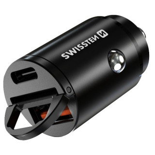 Autoadaptér Swissten Car Charger 30W čierna