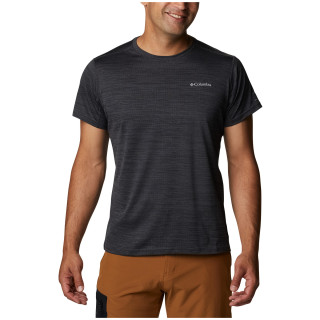 Pánske tričko Columbia Alpine Chill™ Zero Short Sleeve Crew čierna black heather