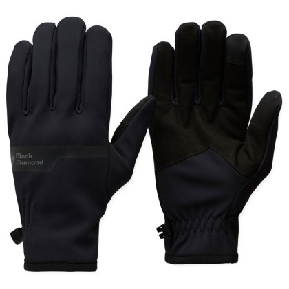 Rukavice Black Diamond Everyday Softshell Gloves čierna Black (0002)