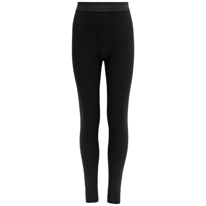 Detské funkčné spodky Devold Duo Active Junior Long Johns čierna Black