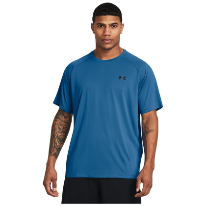 Pánske tričko Under Armour Tech SS Tee 2.0 modrá/svetlo modrá PhotonBlue/Black