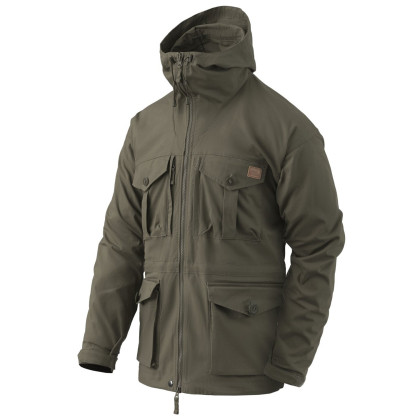 Pánska bunda Helikon-Tex Sas Smock - Duracanvas zelená Taiga Green