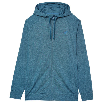 Pánska mikina 4F Sweatshirt Fnk M404 modrá TEAL MELANGE